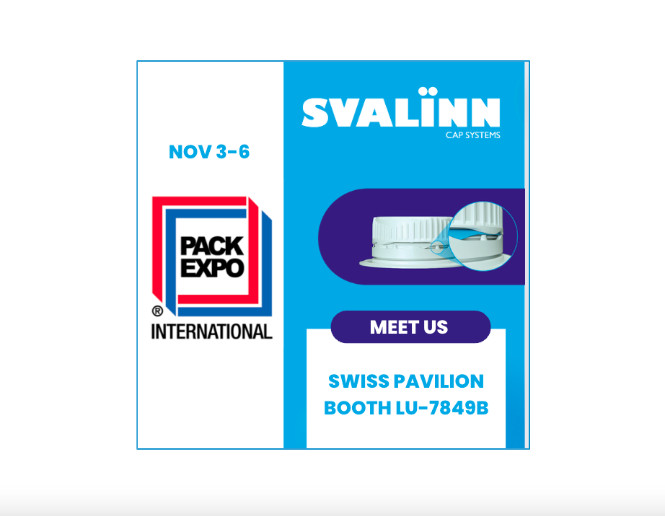 Svalinn brings CueCap to the U.S. market. Meet us at Pack Expo Chicago.